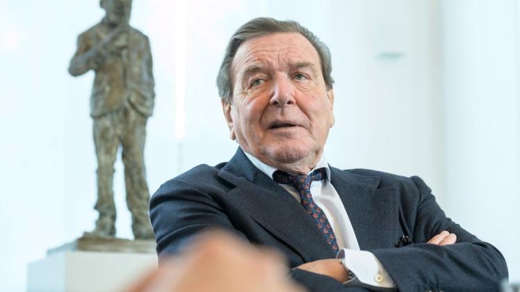 "Heute sind innerstaatliche Feinderklärungen in Mode gekommen": Gerhard Schröder wirbt um Fairness in der politischen und gesellschaftlichen Debatte. Foto: Marco Urban