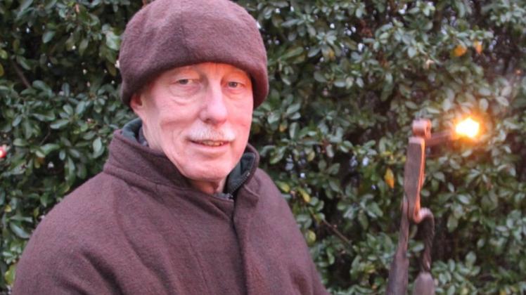 Der Meller Lichtmacher Bernard Meyer bietet wieder Führungen durch Melle an. Der nächste Termin ist am Samstag, 28. Dezember. Foto: Stadtverwaltung Der Meller Lichtmacher Bernard Meyer bietet wieder Führungen durch Melle an. Der nächste Termin ist am Samstag, 28. Dezember. Foto: Stadtverwaltung