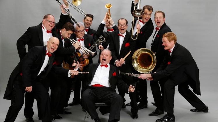 Die zehnköpfige Brass Band Berlin gastiert in Meppen. 
