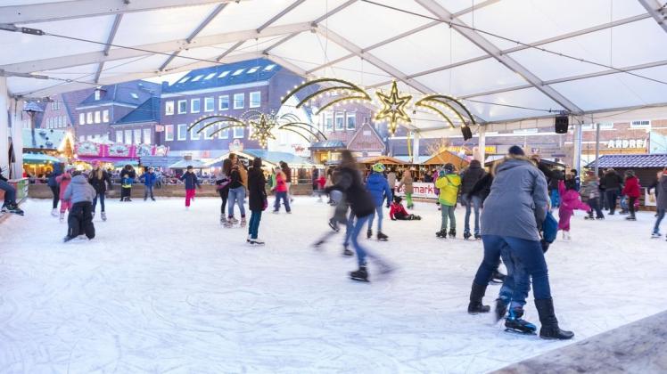 Der Eintritt zur Eislaufbahn in Meppen ist am „Happy Friday“ von 19 bis 22 Uhr kostenlos.Foto: Stadt Meppen