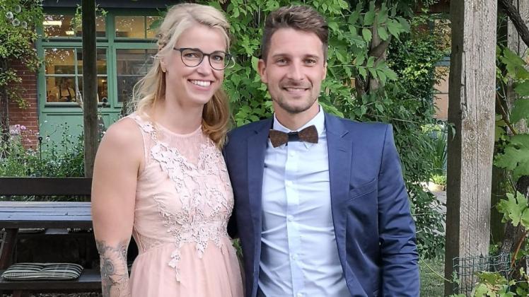 Haben ihr Glück gefunden: Sabrina Möller und Rick Freiheit. Foto: Möller