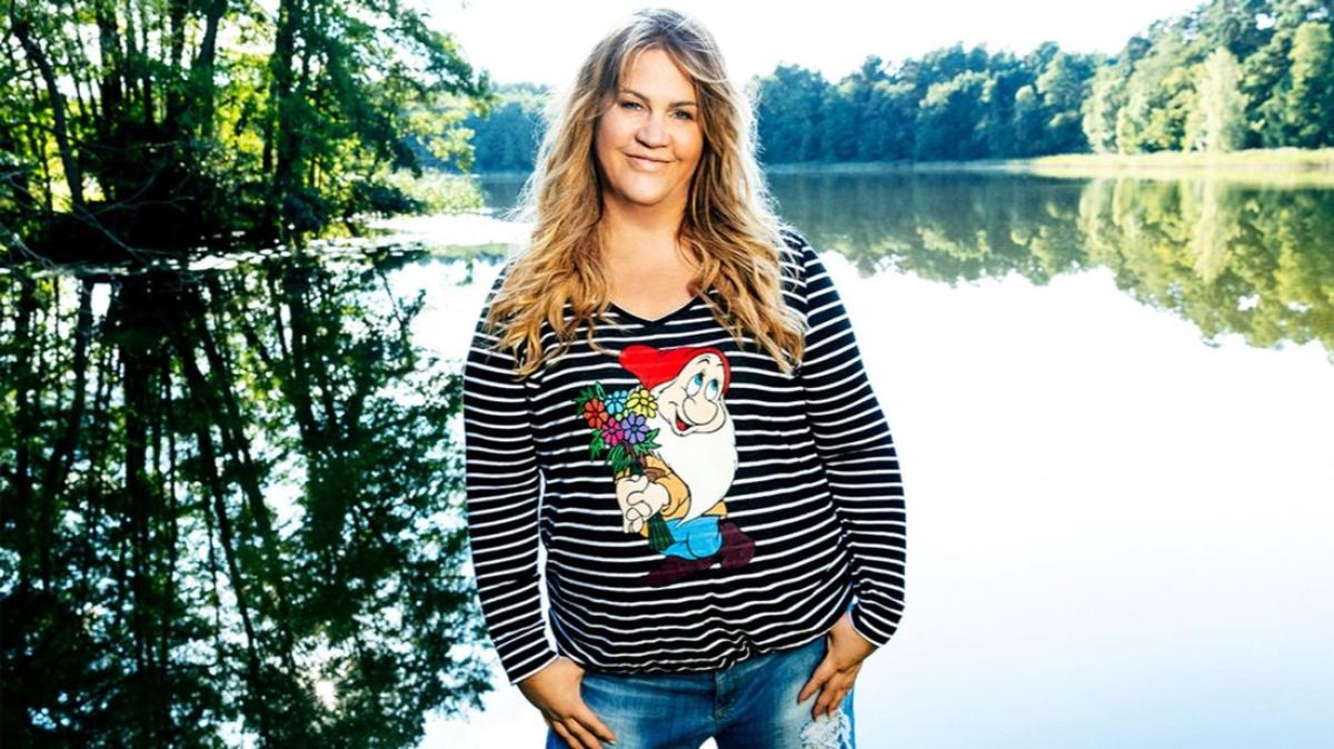 Abgeschminkt Ilka Bessin im Stadtgarten in