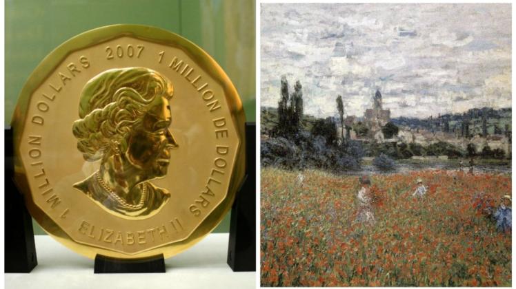 Die 100 Kilo schwere Goldmünze "Big Maple Leaf" ist noch immer verschwunden. Das Bild von Claude Monet aus der Bührle-Sammlung hingegen ist wieder aufgetaucht. 