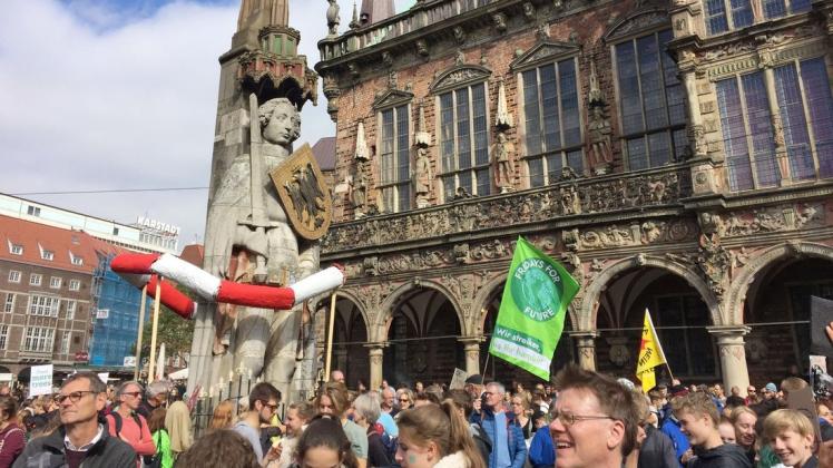 Zum globalen Klimastreik werden am Freitag Tausende Teilnehmer in Bremen erwartet. Foto: dpa