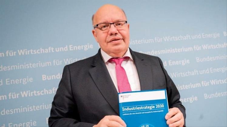 Peter Altmaier (CDU), Bundesminister für Wirtschaft und Energie, stellt die „Industriestrategie 2030, Leitlinien für eine deutsche und europäische Industriepolitik“ vor. 