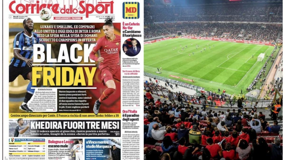 “Black Friday” – Accuse di razzismo contro un giornale sportivo italiano