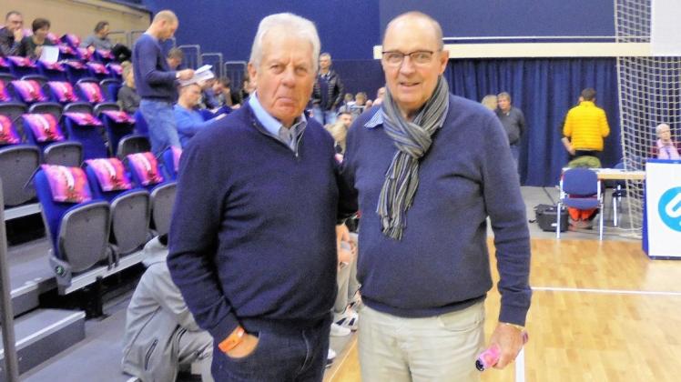 Willkommen im Club der Achtziger: Nachdem Ex-Empor-Keeper Jimmy Prüsse (rechts) schon im März seinen 80. Geburtstag feierte, begeht Klaus Langhoff am Donnerstag das Jubiläum.