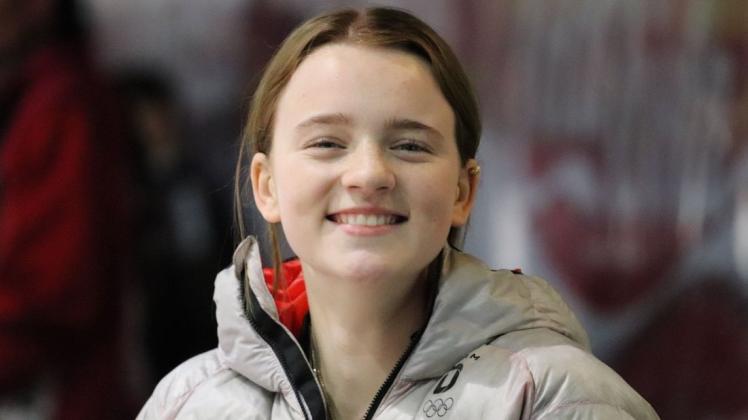 Freut sich auf die 3. Olympischen Jugend-Winterspiele in Lausanne: Betty Moeske