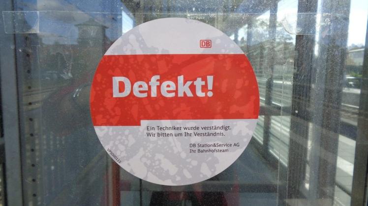 Immer wieder fallen die Aufzüge am Delmenhorster Bahnhof aus, am frühen Donnerstagmorgen sogar beide zugleich. Symbolfoto: Ludger Jungeblut