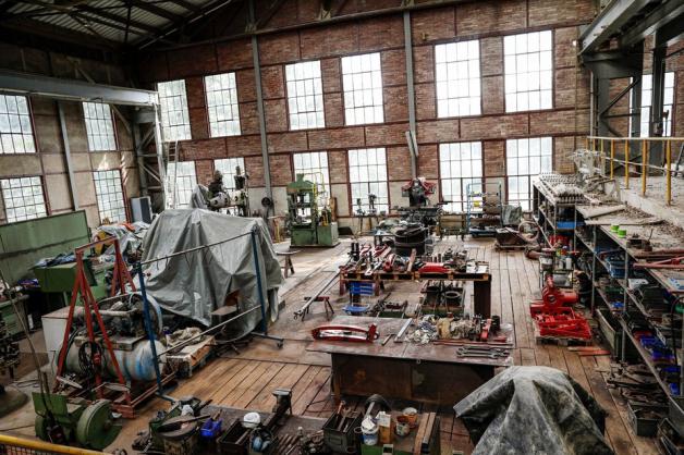 Die Werkstatt der Dampflokfreunde. Foto: David Ebener