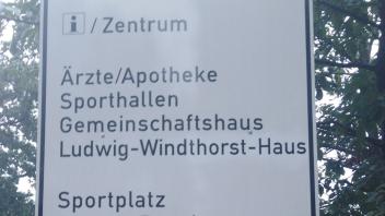 Auch in Lingen wird Ludwig-Windthorst jetzt mit "dt" geschrieben. Foto: Sven Lampe