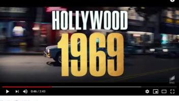 Auftritt schon im Trailer: Ein in Osnabrück gebauter Karmann Ghia dient Brad Pitts Charakter Cliff Booth als stylisches Vehikel in "Once upon a time in ... Hollywood". Screenshot: NOZ / Quelle: YouTube