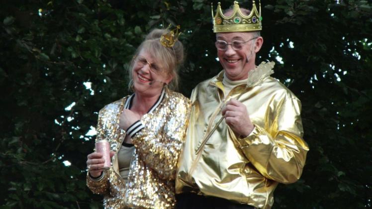 Das Königspaar, gespielt von Judith Lühle und Wolfgang Hüsing. Foto: Elisabeth Tondera