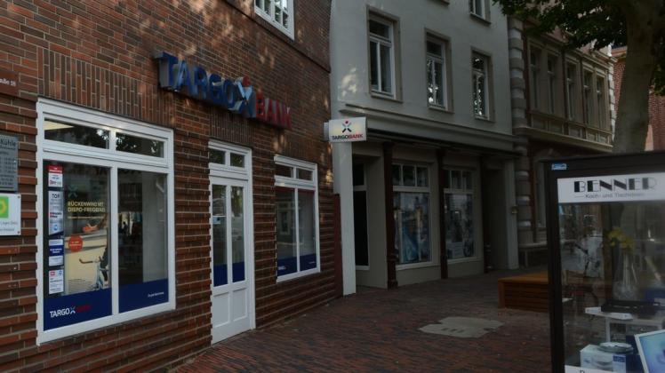 In der Burgstraße 18 in Lingen befindet sich die Targobank. Foto: Thomas Pertz