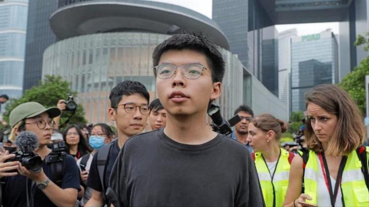 Joshua Wong ist einer der führenden Köpfe der Demokratiebewegung in Hongkong. 