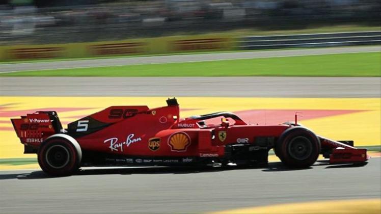 Fuhr im Spa-Training die zweitbeste Zeit hinter seinem Teamkollegen: Ferrari-Pilot Sebastian Vettel. 