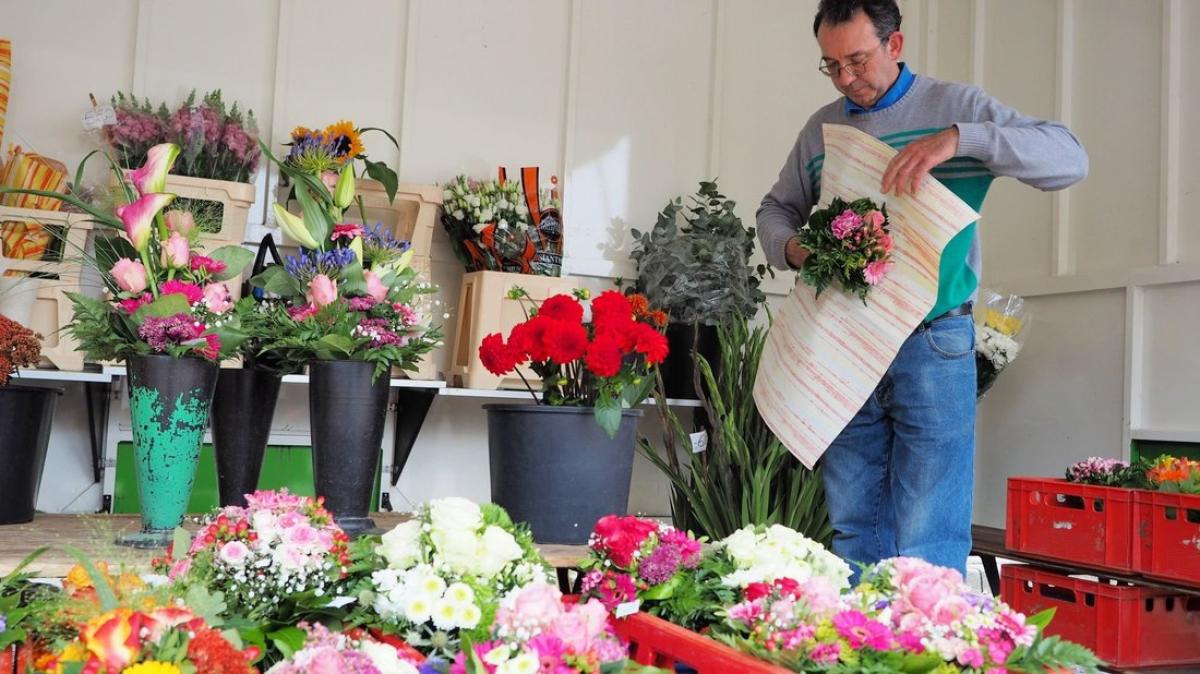 Wochenmarkt Oesede Gärtner KaiUwe Jenz und die globalisierten