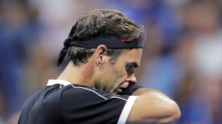 Roger Federer schied bei den US Open überraschend aus. 
