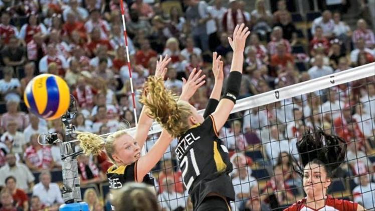 Deutschlands Volleyballerinnen zogen gegen Polen letztlich den Kürzeren. 