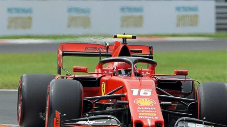 Charles Leclerc fuhr im Ferrari die beste Zeit in der Qualifikation. 