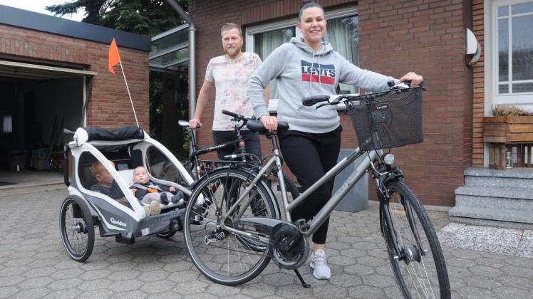 Am meisten nutzt die Familie Driever aus Lingen nun das Fahrrad. 