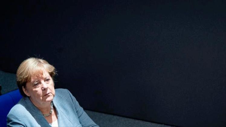 Bundeskanzlerin Angela Merkel am Dienstag zu Beginn der Haushaltswoche im Bundestag. Bundeskanzlerin Angela Merkel am Dienstag zu Beginn der Haushaltswoche im Bundestag.