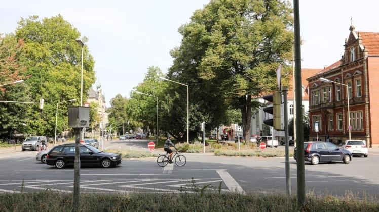 Wird die Kreuzung an der Martinistraße/ Heger-Tor-Wall bald zum Helmut-Kohl-Platz? Foto: Michael Gründel