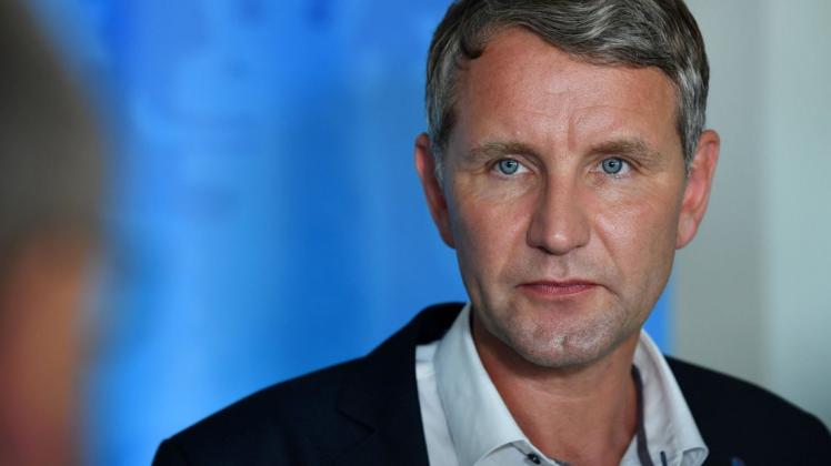 Abgebrochen: Björn Höcke, Landessprecher der AfD von Thüringen, beendete abrupt ein Interview mit dem ZDF. Foto: Martin Schutt/dpa