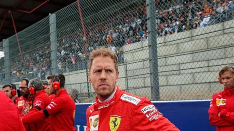 Droht eine Rennsperre: Ferrari-Pilot Sebastian Vettel. 