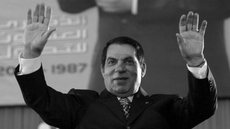 Der Ex-Präsident Tunesiens Zine El-Abidine Ben Ali ist tot. Foto: dpa/EPA/Stringer