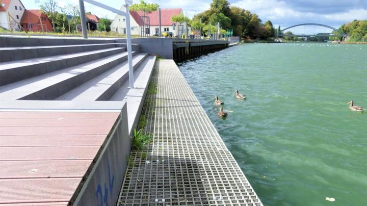 Die Promenade an der Marina Bad Essen. Foto: Eckhard Grönemeyer