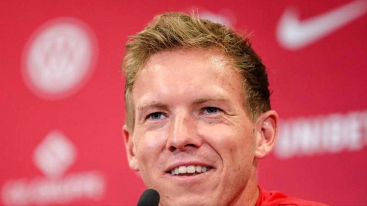 Hat bei RB Leipzig gut Lachen: Coach Julian Nagelsmann. 