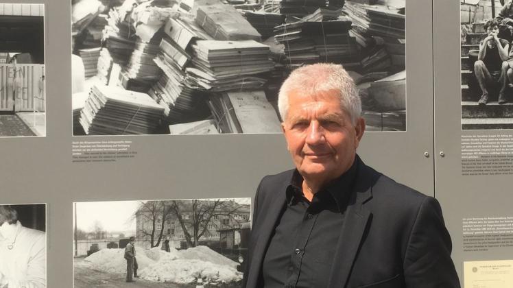 Roland Jahn war dabei, als am 15. Januar 1990 die Stasi-Zentrale in Berlin besetzt wurde. Schnell war klar: Die Akten sollen gesichert und der Öffentlichkeit zugänglich gemacht werden. Heute leitet Jahn das Stasi-Unterlagen-Archiv. Foto: Melanie Heike Schmidt