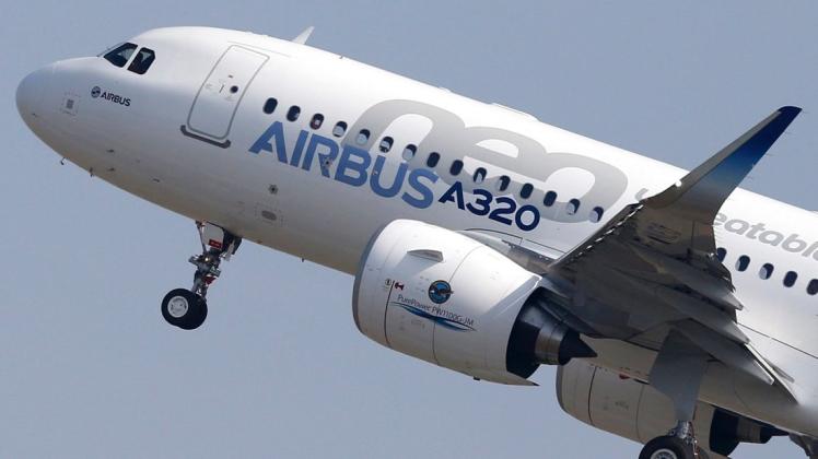 Die Welthandelsorganisation WTO erlaubt den USA, Strafzölle wegen Subventionen für den Flugzeughersteller Airbus gegen die EU zu verhängen. Foto: dpa/Guillaume Horcajuelo/epa