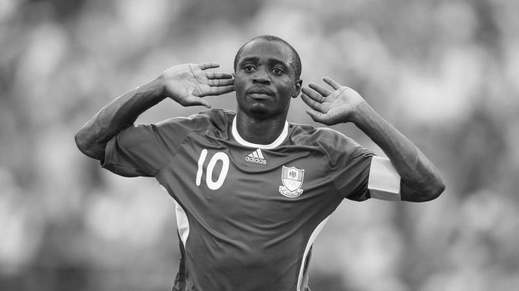 Wurde nur 31 Jahre alt: Der ehemalige nigerianische Fußball-Nationalspieler Isaac Promise. Foto: imago images/Xinhua