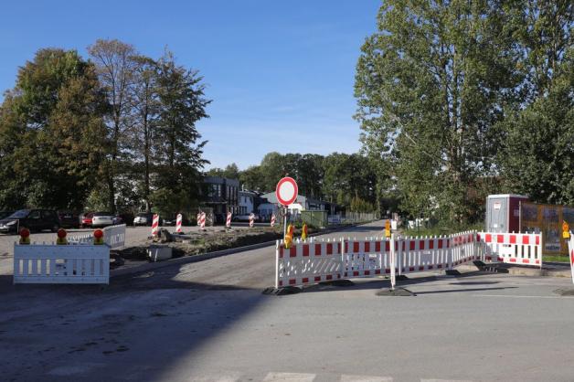 Bauarbeiten an der Fockestraße machen eine Sperrung unumgänglich. Foto: Melanie Hohmann Bauarbeiten an der Fockestraße machen eine Sperrung unumgänglich. Foto: Melanie Hohmann