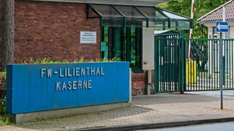 Soll umbenannt werden: Feldwebel-Lilienthal-Kaserne in Delmenhorst. Foto: Marcel Kusch/dpa Soll umbenannt werden: Feldwebel-Lilienthal-Kaserne in Delmenhorst. Foto: Marcel Kusch/dpa