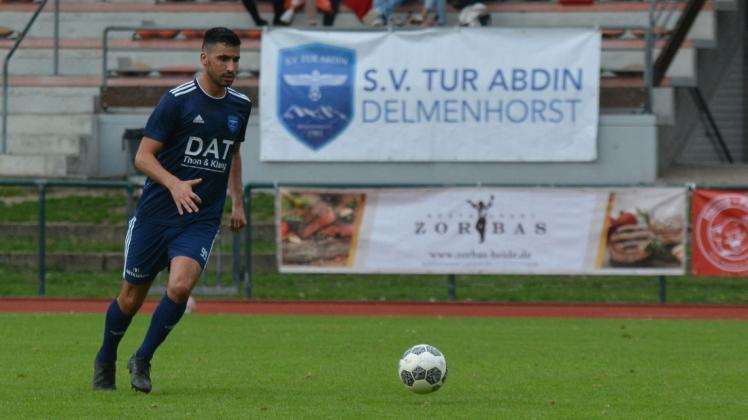 Empfängt den SV Wilhelmshaven: der Fußball-Bezirksligist SV Tur Abdin um Can Blümel. Foto: Daniel Niebuhr