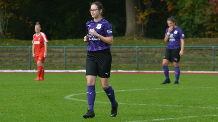 Alicia Blase debütierte für den TV Jahn Delmenhorst in der Fußball-Regionalliga. Foto: Daniel Niebuhr