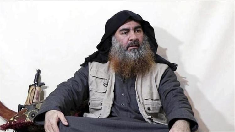 IS-Chef Abu Bakr al-Bagdadi in einem undatierten Video der Terrororganisation. 
