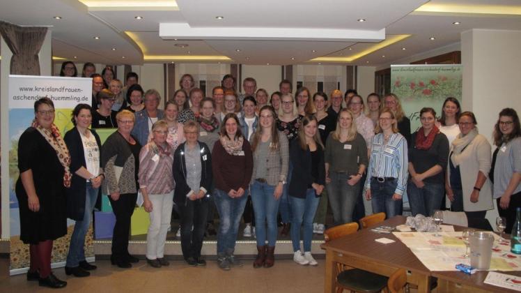 Etwa 40 junge Frauen kamen zu einer Infoveranstaltung des Kreislandfrauenverbandes für die Gründung einer neuen "Gruppe junger Landfrauen". Foto: Johanna Flint