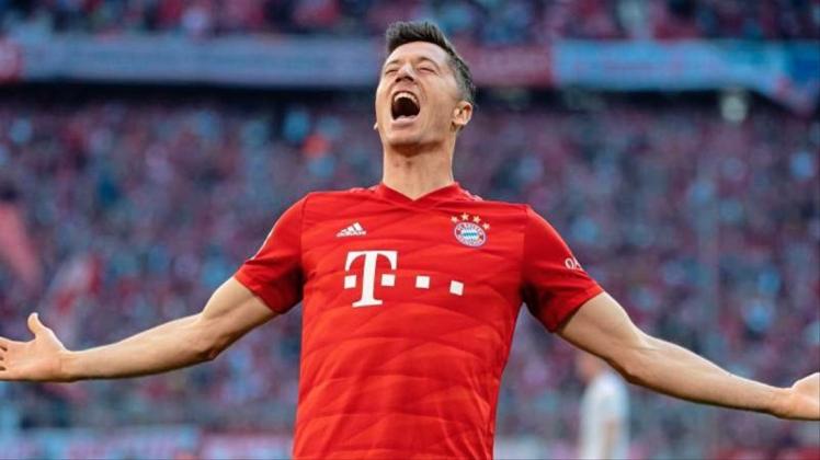 Bayern-Stürmer Robert Lewandowski will auch im DFB-Pokal jubeln. 