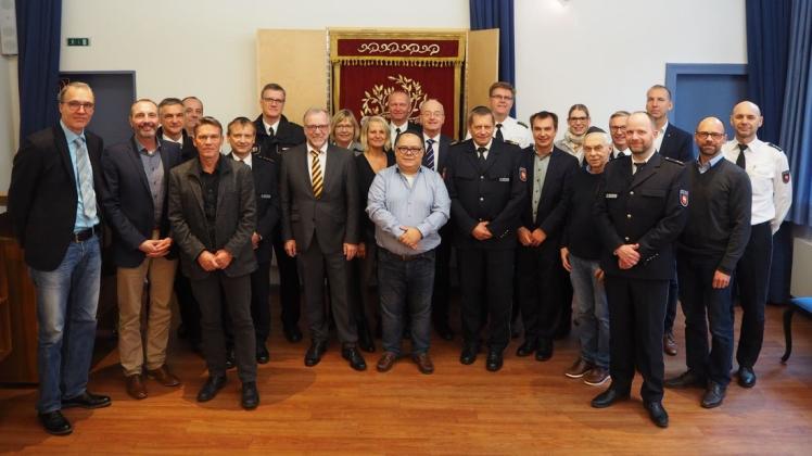 Führungskräfte der Polizeidirektion Oldenburg waren bei der jüdischen Gemeinde in Delmenhorst zu Gast. 