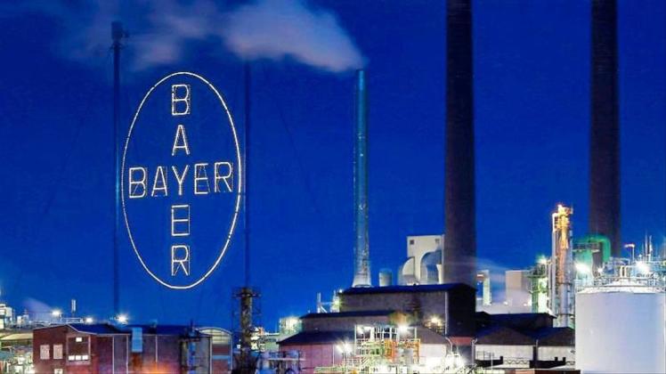 Das Werk der Bayer AG im Chemiepark in Leverkusen. 