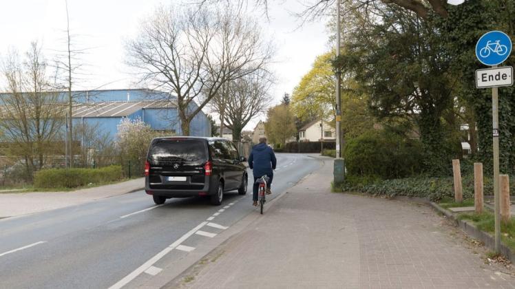 Unter anderem an der Weberstraße soll das Radwegenetz verbessert werden. Archivfoto: Melanie Hohmann