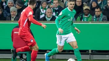 Werder Bremen hat das Spiel gegen Heidenheim gewonnen. Symbolfoto: imago images/foto2press