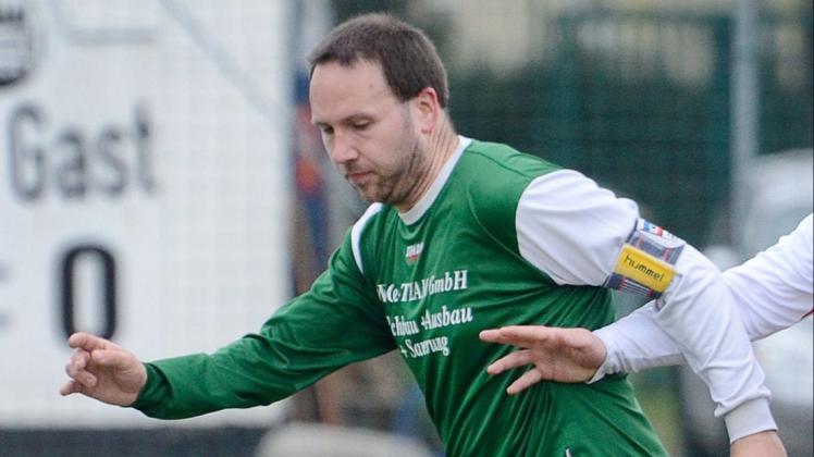 Vierfacher Torschütze für die Ü 40 des Rostocker FC II: Christian Blanck, hier auf einem Archivfoto aus „jüngeren Tagen“