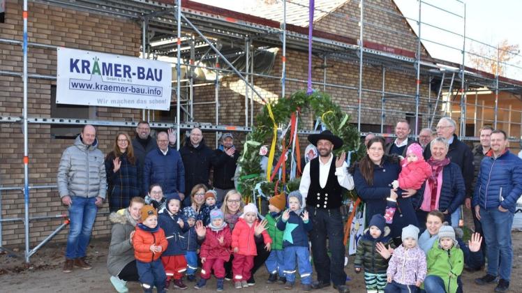 Über dem neuen Kindergarten in Lohne weht der | NOZ