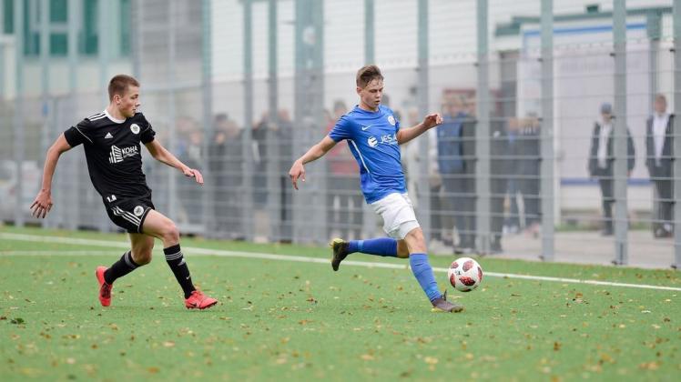Der Torschütze zum 1:0 beim 2:1-Sieg der Hansa-A-Junioren in Babelsberg: Nick Stepantsev