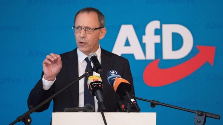 Sachsens AfD-Vorsitzender Jörg Urban. Foto: dpa/Sebastian Kahnert